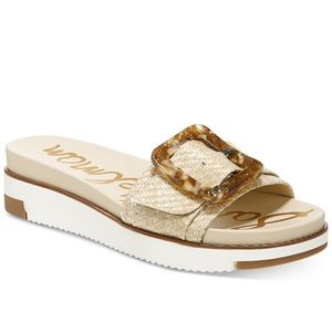 Sam Edelman Ariane, Eggshell Woven sandals Size 7.5